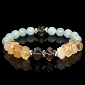 аквамарин, цитрин и раухтопаз