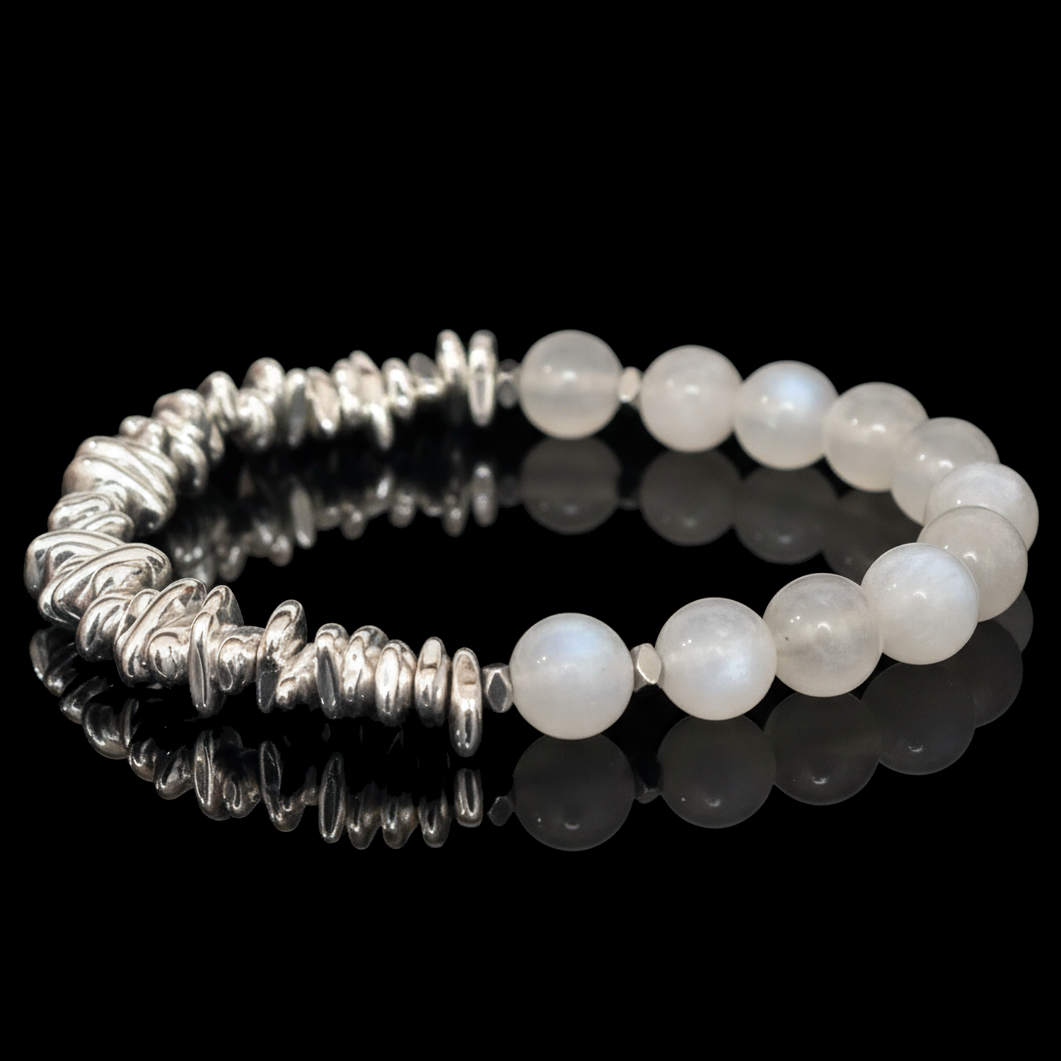 гематит и лунный камень